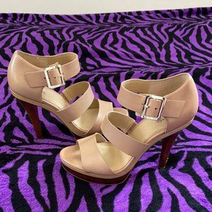 Michael Kors Nude High Heel Sandals size 8